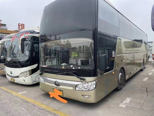 ZK6127 Digunakan Bus Yutong Bus Bekas 53 kursi Pelatih Turis Mesin Belakang 016