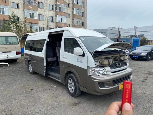 2016 Tahun 18 Kursi Bekas Mini Bus Bensin Mesin JINBEI Hiace 3TZ Tidak Ada Kecelakaan Dalam Kondisi Baik