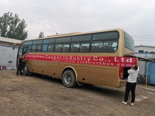 Bus Mesin Depan Yutong Zk6102d Leaf Spring Suspension RHD/LHD 45-47Seats Coach