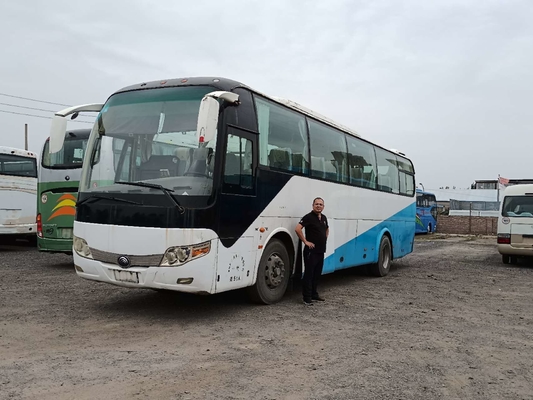 Bus Yutong Kemudi Kanan 49-51seater Bus Bekas Zk6110 Pelatih Tur Mesin Belakang