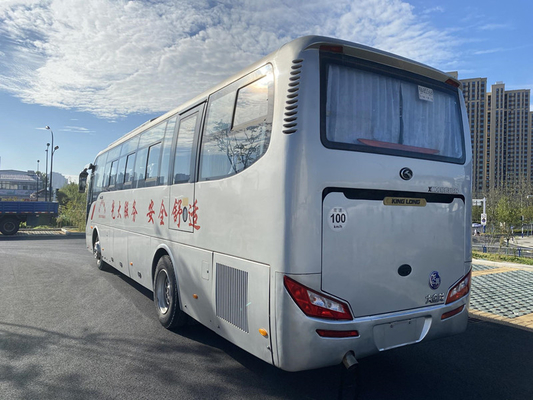 Tahun 2014 45 Kursi Digunakan Bus Pelatih Kinglong XMQ6101 Dengan Kemudi LHD Mesin Diesel
