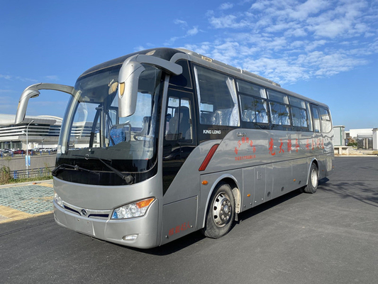 Tahun 2014 45 Kursi Digunakan Bus Pelatih Kinglong XMQ6101 Dengan Kemudi LHD Mesin Diesel