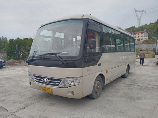 Mini Tour Coach Digunakan Yutong Bus ZK6729D 130hp Folding Door 28seater Left Steering