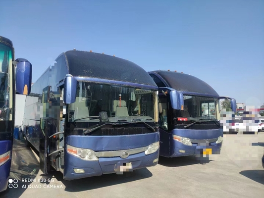 ZK6127 55 Kursi Digunakan Bus Yutong Mesin Weichai Tahun 2014 Dengan Suspensi Pegas Daun