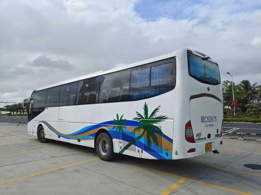 2015 Tahun 55 Seater Digunakan Yutong Bus Zk6122 LHD Mesin Diesel Pintu Ganda
