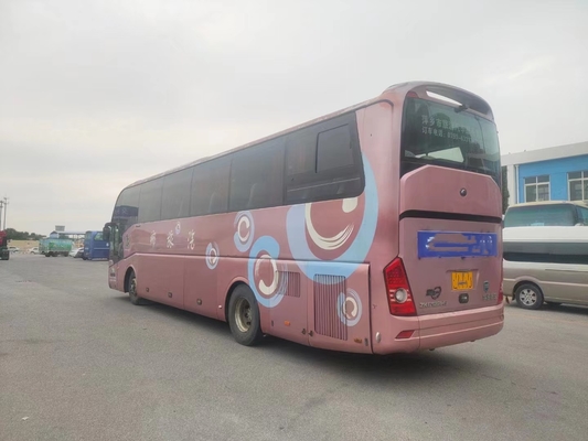 Bus Pelatih 55 Kursi Suspensi Pegas Pelat Yutong ZK6122 4bus Tersedia