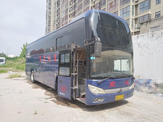 Bus Jarak Jauh Yutong ZK6118 51 kursi Yuchai 206kw Pelatih Tur Bekas Dua Pintu