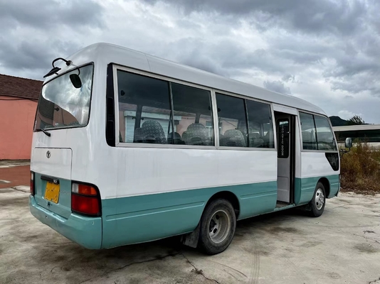 Toyota Menggunakan Coaster Bus Sekolah Kecil Mesin Diesel 14B 23 - 29 kursi Pintu Otomatis