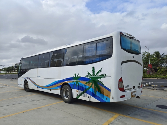 55 Kursi Bus Tangan Kedua Bus Transportasi Merek Yutong Untuk Pelatih Mesin Belakang Diesel Afrika