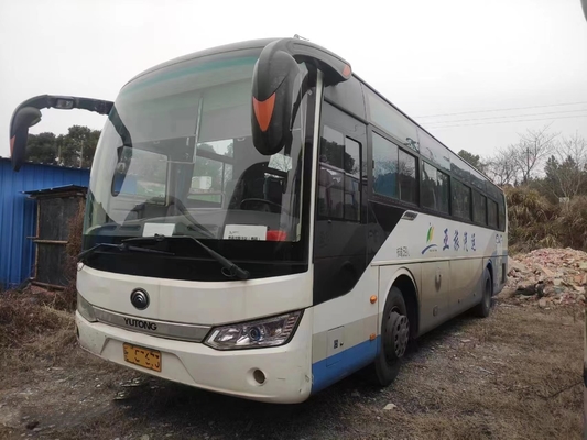 Pelatih Motor Bekas Yutong 2+3layout 59seater Big Bus 2nd Hand Bus Right Steering Bus