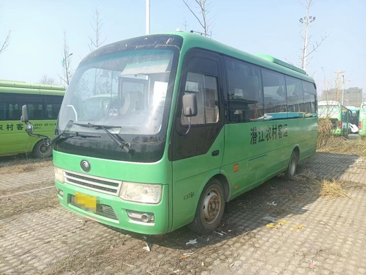 Bus 30 Kursi 2016 Tahun 19 Kursi Digunakan Bus Kecil ZK6729 Mesin Depan Untuk Perjalanan