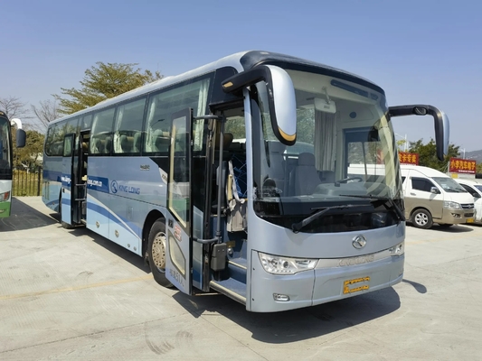 Bus King Long Coaches Bekas Pintu Ganda 51 Kursi AC Bus Mewah Bekas XMQ6117