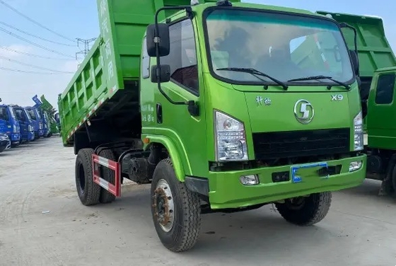 Mining Dump Truck 150hp 4×2 Warna Hijau SHACMAN SX3310 Fast Gearbox Rated Load 15.37t