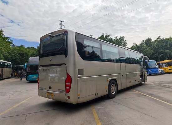 Bus Jarak Jauh Pintu Ganda 46 Kursi 11 Meter Dekorasi Interior Mewah Digunakan Bus Tong Muda ZK6119