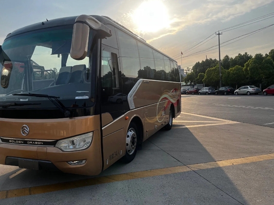 Transmisi Manual Bus Kota Bekas 8 Meter 34 Seats Sealing Window Air Conditioner Golden Dragon XML6827