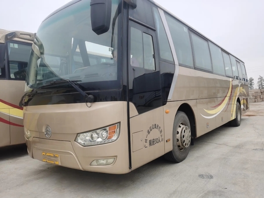 Mesin Diesel Bus 50 Kursi Mesin Weichai 245hp Digunakan Golden Dragon XML6112 Leaf Spring Single Door Dengan A / C