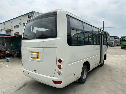 Pelatih Mini Bekas 2018 Tahun AC Mesin Depan 19 Kursi Dongfeng Bus DFA6601 Jendela Geser