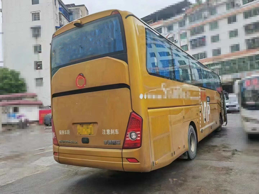 2nd Hand Bus Dua Potong Kaca Depan 39 Kursi Mesin Weichai Panjang 12 Meter Usd Yutong Bus ZK 6122