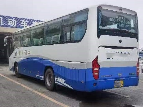 Bus Mewah Bekas 47 Kursi 2 Pintu Penumpang Panjang 11 Meter Mesin Langka A / C 2nd Hand Young Tong Bus ZK6117