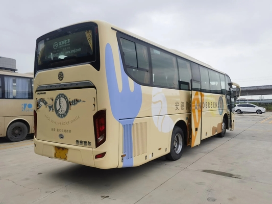 Transmisi Manual Bus Mewah Bekas 46 Kursi Kompartemen Bagasi 2018 Tahun A / C Golden Dragon XML6102