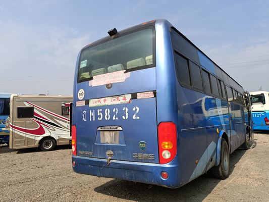 ZK6102D Bus Yutong yang sudah dimiliki jendela geser 43 kursi bagasi besar