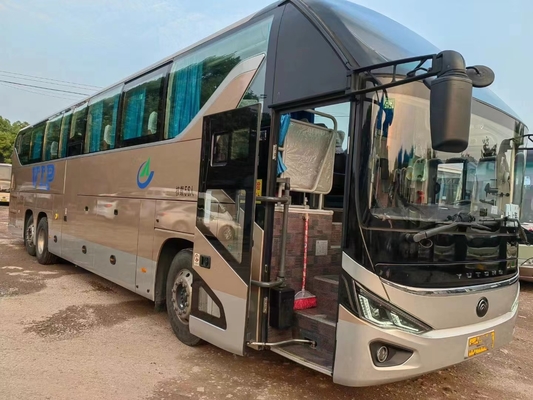 2020 Tahun Bus Diesel bekas 56 kursi Double Door VIP Coach Bus Yutong ZK6137