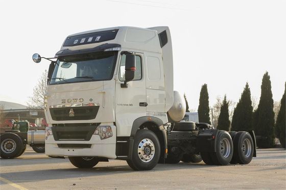 HOWO Truk Berat Deflector Side Wind Vane 440HP 6X4 LNG Traktor Nasional VI (13T Axle Belakang)