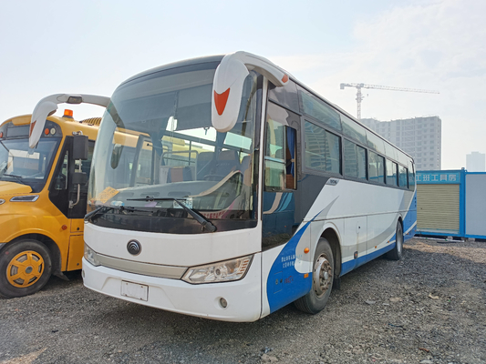 Penggunaan Bus Di Afrika Youngtong ZK6115 Double Door Sliding Window 47 Seat Mesin Diesel A/C