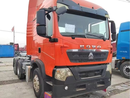 Sino Truck Howo MAN Mesin 460hp 2021 Tahun 6×4 Drive Mode HowoTX Traktor Kepala Tinggi atap dengan Sleeper