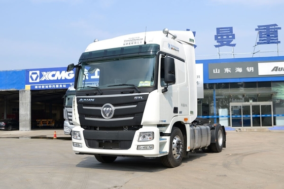 Dipakai ZF Transmission Tractor Head Foton Auman 460hp Cummins MesinMeningkatkan Infrastruktur Transportasi