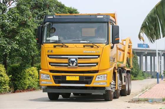 Truk Tipper Bekas 400hp XCMG G7 8*4 Mode Penggerak Pengangkut Material Konstruksi Tipper