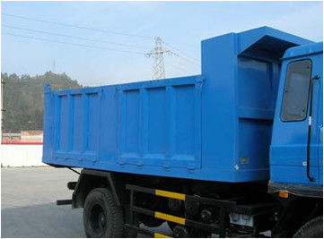 2010 Tahun Digunakan Dump Truck 190hp Dump Otomatis Untuk Memuat Barang Berat