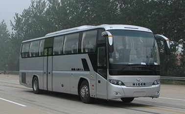 330 Hp 50 Kursi Digunakan Higer Bus 2nd Hand Coach Dengan Euro IV Diesel Dan AC