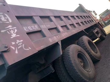 Howo 8x4 Digunakan Dump Truck 12 Roda 30-40 Ton Dengan Tampilan Bagus Tidak Ada Kerusakan
