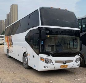 59 Kursi Diesel Bekas Bus Yutong Kecepatan Maks 100km / H Putih 2014 Tahun ZK6127