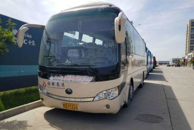 39 Kursi Penumpang Tahun 2016 RHD Digunakan Bus Yutong Mesin belakang Yuchai ZK6908