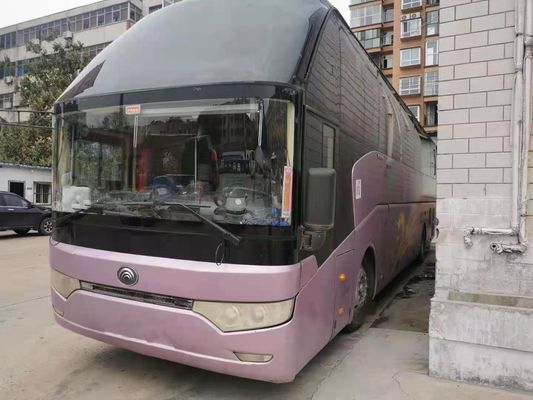Yutong ZK6122 Pintu Ganda Kemudi Kiri Bus Wisata Bekas 50 Kursi Bekas Pelatih
