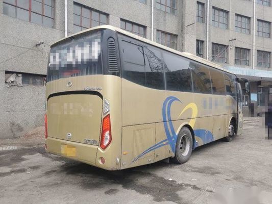 38 Kursi Yuchai Mesin Belakang Enam Silinder 270hp Euro V Airbag Chassis Kiri Kemudi Kinglong XMQ6901 Bus Tur Bekas