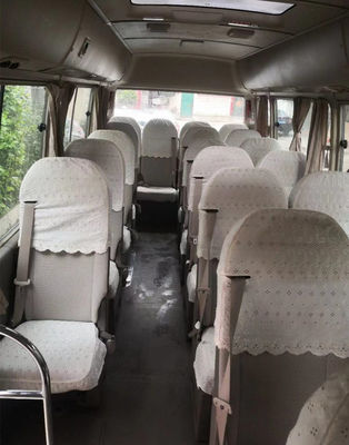2017 Tahun 23 Kursi Bensin Bekas Toyota Coaster Bus Bekas Mini Coach Bus