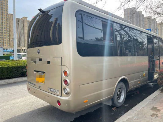 2017 Tahun 28 Kursi Bus Pelatih Bekas ZK6729 Mesin Diesel Untuk Pariwisata