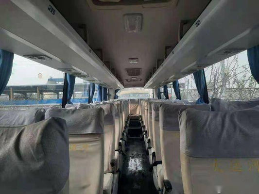 Bus Pelatih Bekas Merek Higer KLQ6109 46 Kursi Kilometer Rendah Pintu Setir Kiri