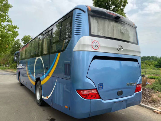 Baru Saat Ini Bekas Bus Pelatih Higer KLQ6115 51 Kursi Mesin Diesel Bekas Bus Setengah Yuchai Berjalan Baik