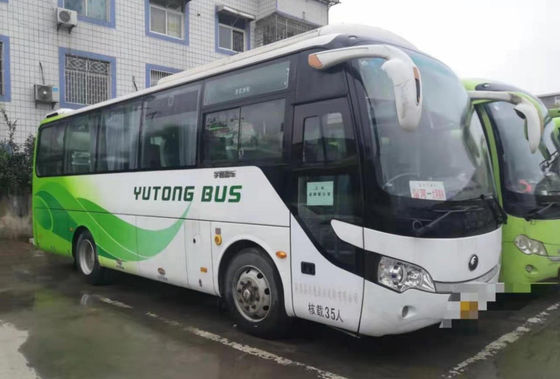 Bus Yutong Bekas Zk6858 35 Kursi Sasis Baja Pintu Tunggal Bus Penumpang Bekas