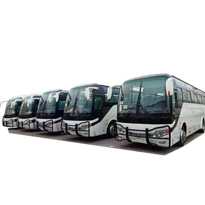 2012 Tahun Diesel Bus Yutong Bekas 51 Kursi Zk6110 Warna Putih Dengan Bumper