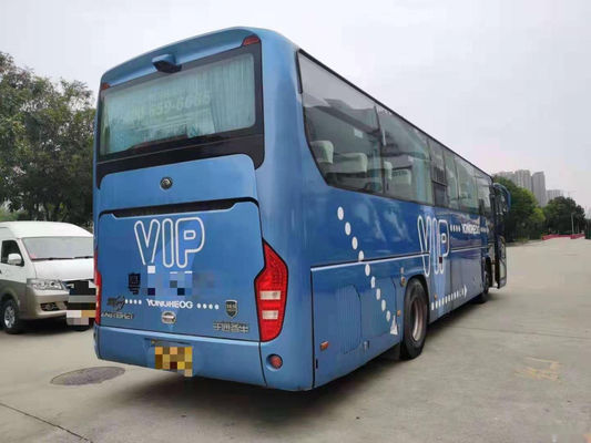 Digunakan Yutong Bus Zk6119 47 Kursi Airbag Chassis Euro IV Yuchai Engine Pintu Ganda Drive Tangan Kiri Digunakan Bus Wisata