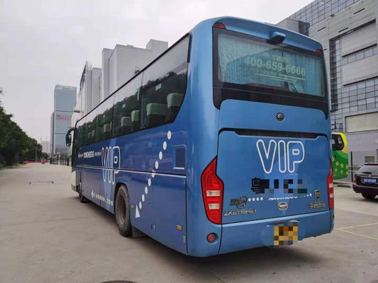 Digunakan Yutong Bus Zk6119 47 Kursi Airbag Chassis Euro IV Yuchai Engine Pintu Ganda Drive Tangan Kiri Digunakan Bus Wisata