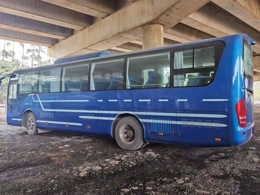 47 Kursi Bekas Yutong ZK6115B Bus Bus Pelatih Bekas 2015 Tahun Kemudi Mesin Diesel LHD Bahan Bakar Baru