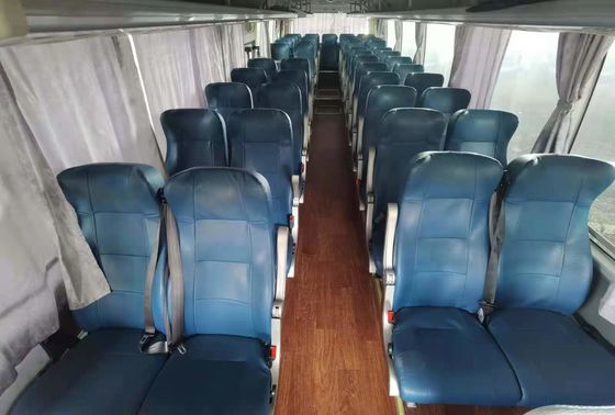 47 Kursi Bekas Yutong ZK6115B Bus Bus Pelatih Bekas 2015 Tahun Kemudi Mesin Diesel LHD Bahan Bakar Baru