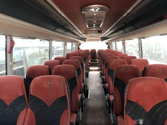 Bus Yutong Bekas ZK6127 Kaca Ganda 50 Kursi Mesin Belakang Kemudi Kiri Pintu Ganda