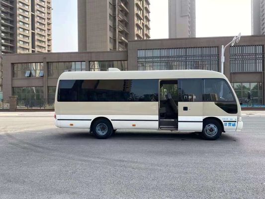 2015 Tahun 20 Kursi Digunakan Coaster Bus, LHD Digunakan Mini Bus Toyota Coaster Bus Dengan Mesin Bensin 2TR, Kemudi Kiri